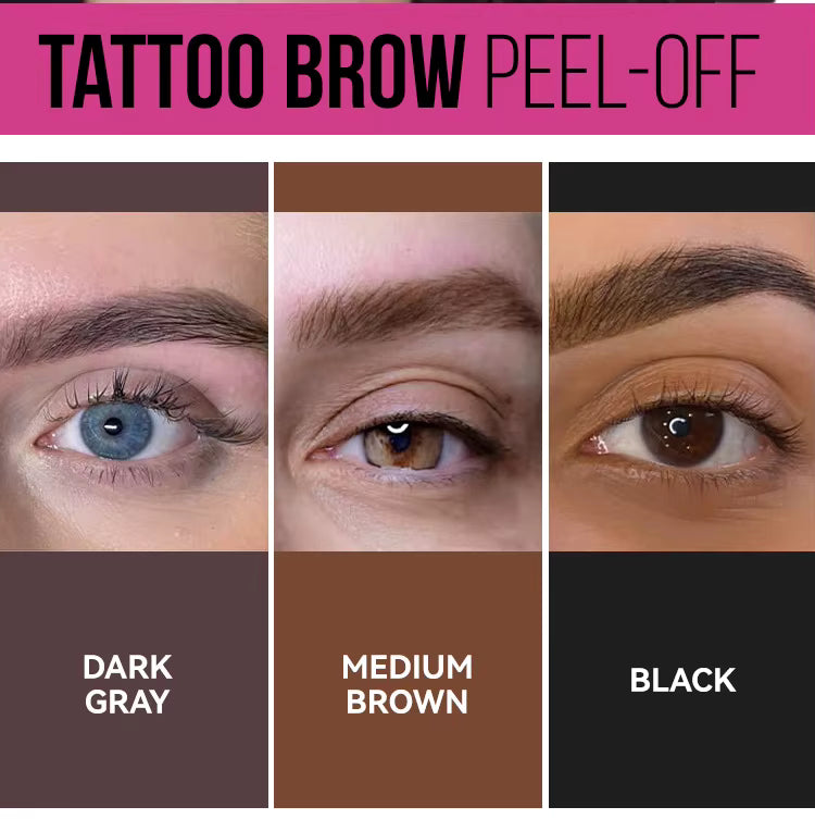 Lakerain Eyebrow Peel-Off Tattoo